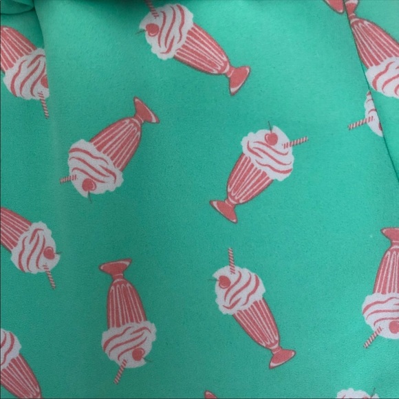Mint green ice cream sundae shorts. Size Small - Picture 2 of 7
